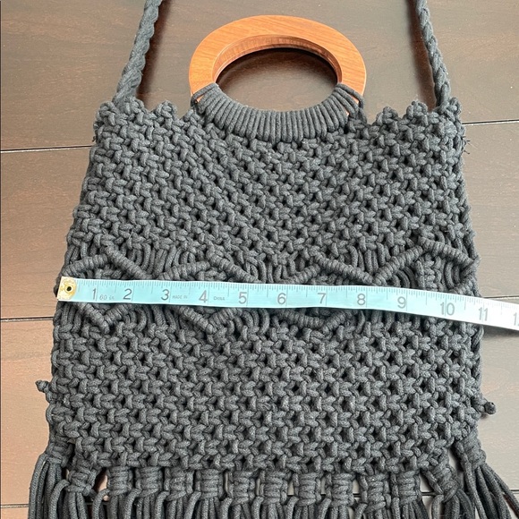 Danielle Nicole Black Fringe Crossbody Bag - Picture 6 of 11